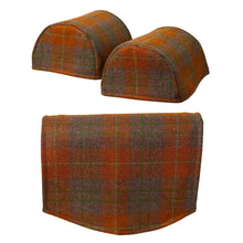 Load image into Gallery viewer, Harris Tweed Check Arm Caps &amp; Chair Backs Set (Various Colours)