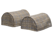 Load image into Gallery viewer, Harris Tweed Check Round Arm Caps or Chair Backs (Various Colours)