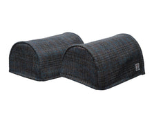 Load image into Gallery viewer, Harris Tweed Check Round Arm Caps or Chair Backs (Various Colours)