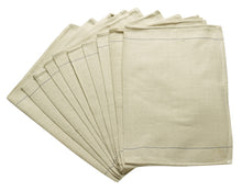 Load image into Gallery viewer, Heavy Duty Cream Oven Cloth with Blue Stripe (Various Quantities)