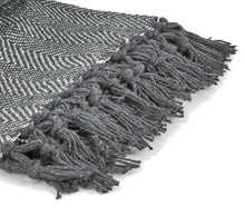 Load image into Gallery viewer, Recycled Cotton Herringbone Throw (5 Colours)