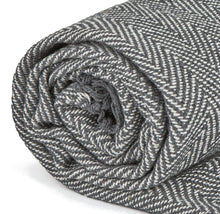 Load image into Gallery viewer, Recycled Cotton Herringbone Throw (5 Colours)