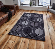 Load image into Gallery viewer, Hong Kong Hand Tufted Geometric Hexagon Rug (Various Sizes &amp; Colours)