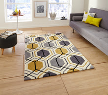 Load image into Gallery viewer, Hong Kong Hand Tufted Geometric Hexagon Rug (Various Sizes &amp; Colours)