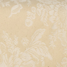 Load image into Gallery viewer, Jacquard Macrame Square Arm Caps or Chair Back with Floral Lace Trim (Cream)