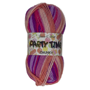 James Brett Party Time Chunky Yarn 100g Ball (Various Shades)