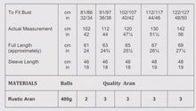 Load image into Gallery viewer, James Brett Aran Knitting Pattern Ladies Expert Knit Cable Detail Sweater (JB892)