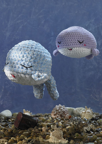 James Brett Chunky Crochet Pattern – Wendi & Willow Whale Toy (JB939)