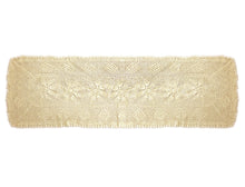 Load image into Gallery viewer, Jura Crochet Table Runner - 16&quot; x 45&quot; (Natural or White)