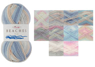 King Cole Beaches DK Double Knitting Yarn 100g (Various Shades)