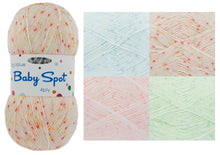 Load image into Gallery viewer, King Cole Big Value Baby Spot 4 Ply Knitting Yarn 100g Ball (Various Shades)