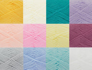 King Cole Big Value Baby DK Acrylic Knitting Wool 100g Ball (Various Shades)