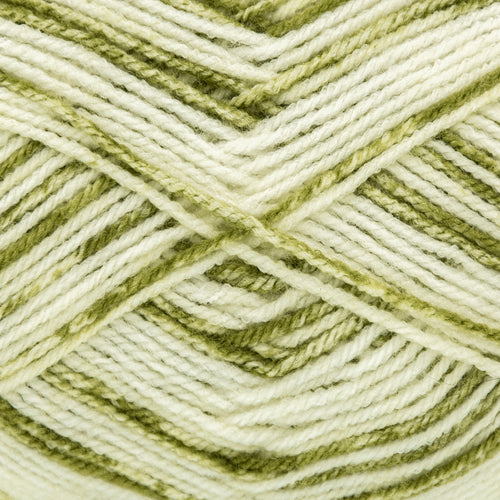 King Cole Stripe DK Double Knit Yarn Premium Acrylic Wool 100g Ball (Green Stripe - 4506)