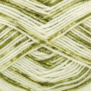 King Cole Stripe DK Double Knit Yarn Premium Acrylic Wool 100g Ball (Green Stripe - 4506)