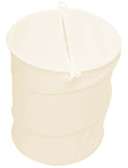 Collapsible Laundry Basket - 44cm Diameter Cream