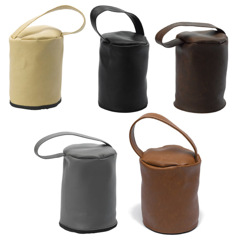 Leatherette Doorstop Cover with Handle (5 Colours)