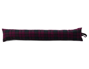 Lindsay Purple & Green Tartan Check Draught Excluder (4 Sizes)