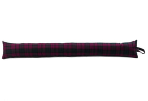 Lindsay Purple & Green Tartan Check Draught Excluder (4 Sizes)