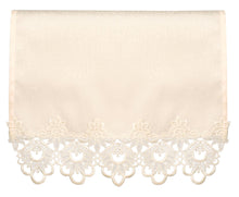 Load image into Gallery viewer, Lucinda Cream Lace Effect Square Arm Caps &amp; Chair Backs