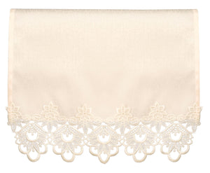 Lucinda Cream Lace Effect Square Arm Caps & Chair Backs
