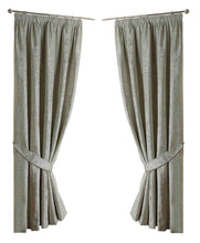 Load image into Gallery viewer, Crushed Velvet Thermal Lined Door Curtain 52&quot; x 84&quot; (3 Colours)
