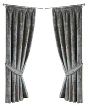 Load image into Gallery viewer, Crushed Velvet Thermal Lined Door Curtain 52&quot; x 84&quot; (3 Colours)