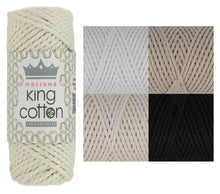 Load image into Gallery viewer, Macrame King Cotton 3mm Cord 200g (4 Colours)