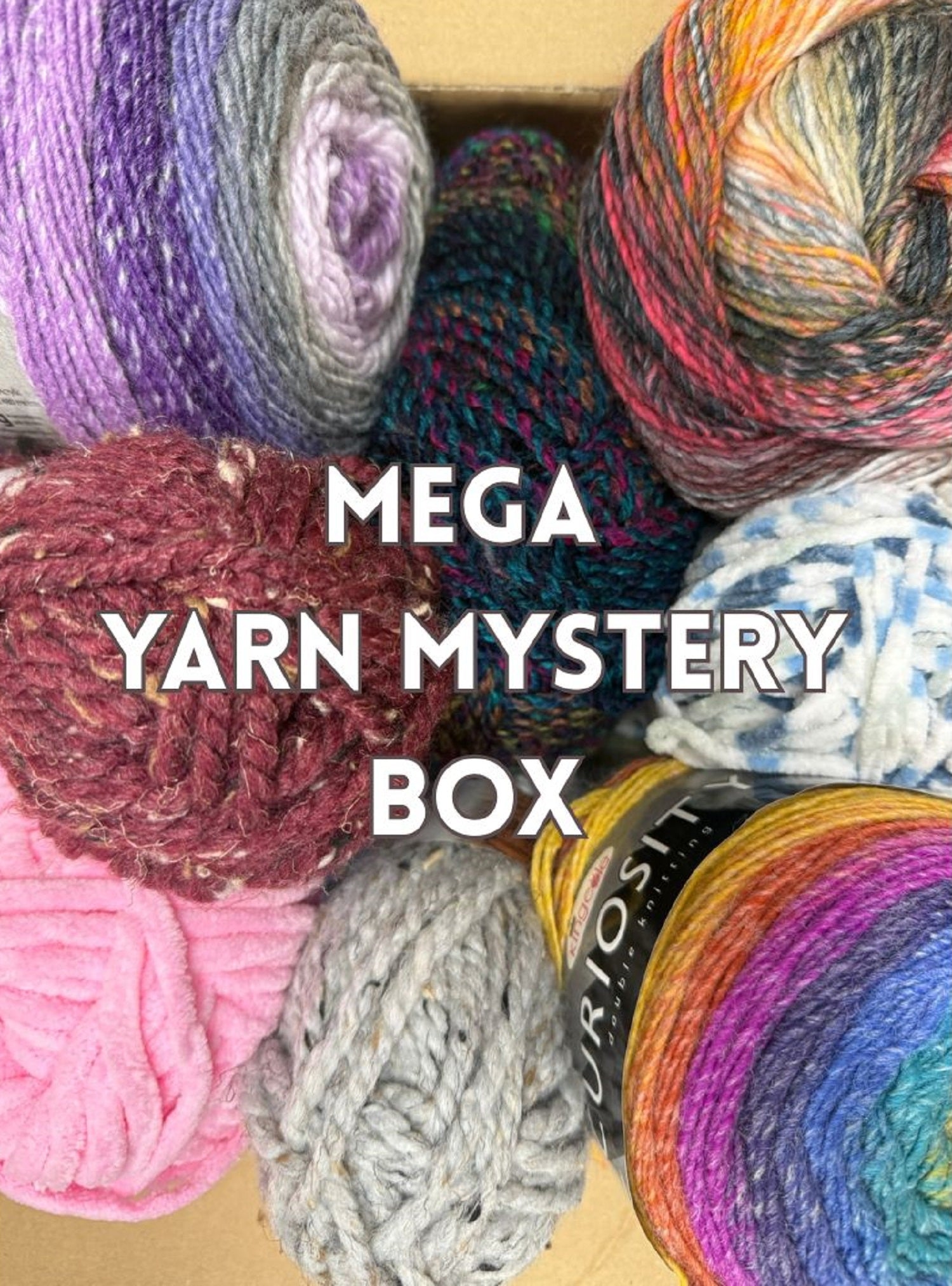 Yarn Collection Box MEGA Yarn Mystery Box Bundle 2KG – 5KG – Mill Outlets