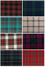 Load image into Gallery viewer, Pack of 4 Made To Order Tartan Placemats 16 x 13 (Various Colours)