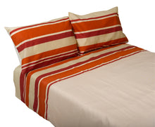 Load image into Gallery viewer, Striped Quilt Cover &amp; Two Pillow Case Set (4 Colours)