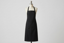 Load image into Gallery viewer, Professional Black Cotton Bib Apron with Front &amp; Pen Pocket (Single or Multi-Pack)