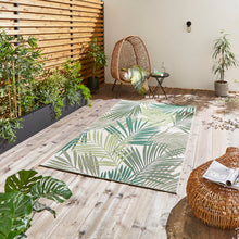 Load image into Gallery viewer, Miami Palm Leaves Outdoor Garden Rug (3 Sizes)