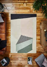 Load image into Gallery viewer, Michelle Collins 100% Wool Geometric Abstract Designer Rugs (Various Designs)
