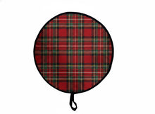 Load image into Gallery viewer, Pair of Made To Order Tartan Aga Hob Covers with Cotton Base 13.5" (4 Designs)