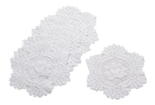 Load image into Gallery viewer, Pack of 6 Floral Monica Lace Round Doilies (8" or 12")