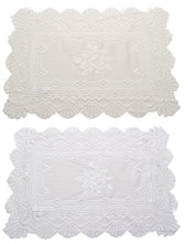 Load image into Gallery viewer, Monica Lace Pack of 2 Traycloths - 16&quot; x 24 (Cream or White)