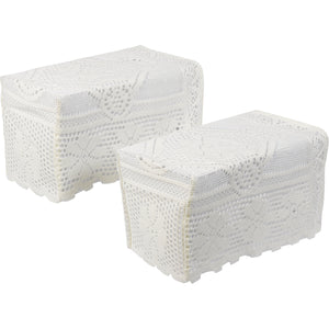 Monica Lace Arm Caps or Chair Backs (Cream or White)