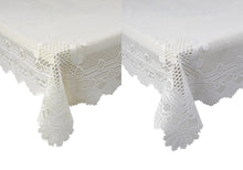 Load image into Gallery viewer, Monica Lace Tablecloths - Cream or White (Various Sizes)