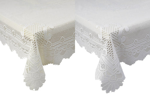 Monica Lace Tablecloths - Cream or White (Various Sizes)