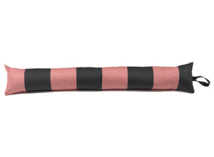 Navy & Pink Stripe Cotton Draught Excluder (3 Sizes)