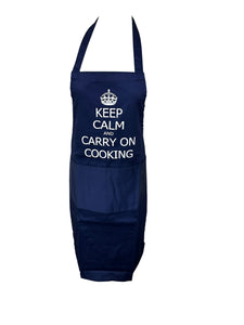 Novelty “Keep Calm and Carry On Cooking” Apron (3 Colours)