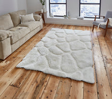 Load image into Gallery viewer, Noble House 3D Pebble Hand Tufted Shaggy Rug (Various Colours)