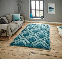 Load image into Gallery viewer, Noble House 3D Chevron Hand Tufted Shaggy Rug (Various Colours)
