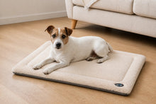Load image into Gallery viewer, Gor Pets Suede &amp; Faux Fur Nordic Crate Mat (Brown or Grey)