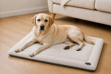 Load image into Gallery viewer, Gor Pets Suede &amp; Faux Fur Nordic Crate Mat (Brown or Grey)