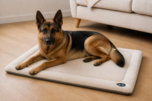 Load image into Gallery viewer, Gor Pets Suede &amp; Faux Fur Nordic Crate Mat (Brown or Grey)