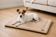 Load image into Gallery viewer, Gor Pets Suede &amp; Faux Fur Nordic Crate Mat (Brown or Grey)