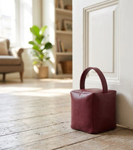 Load image into Gallery viewer, Soft PVC Leather Look Doorstop Cover (Cube or Cylinder)