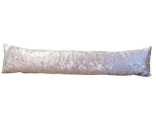 Load image into Gallery viewer, Pale Pink Crushed Velvet Draught Excluder (3ft)