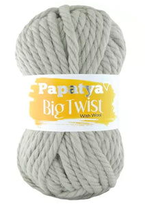 Papatya Big Twist Mega Chunky Yarn with Wool 200g Ball (6 Colours)
